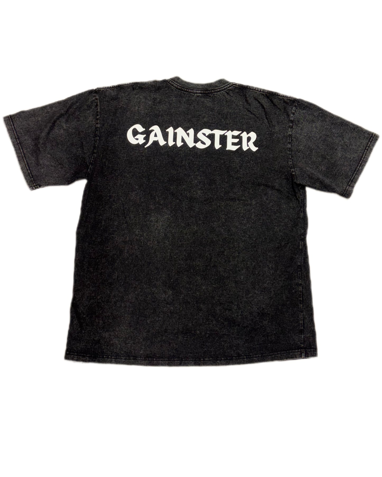 “Gainster” Acid-wash T-shirts