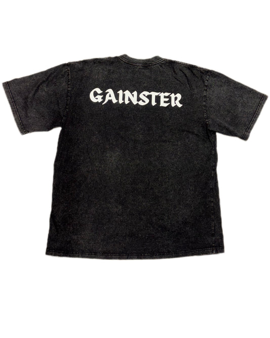 “Gainster” Acid-wash T-shirts