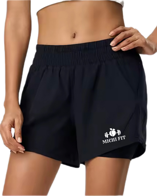 Double Layer Running Shorts