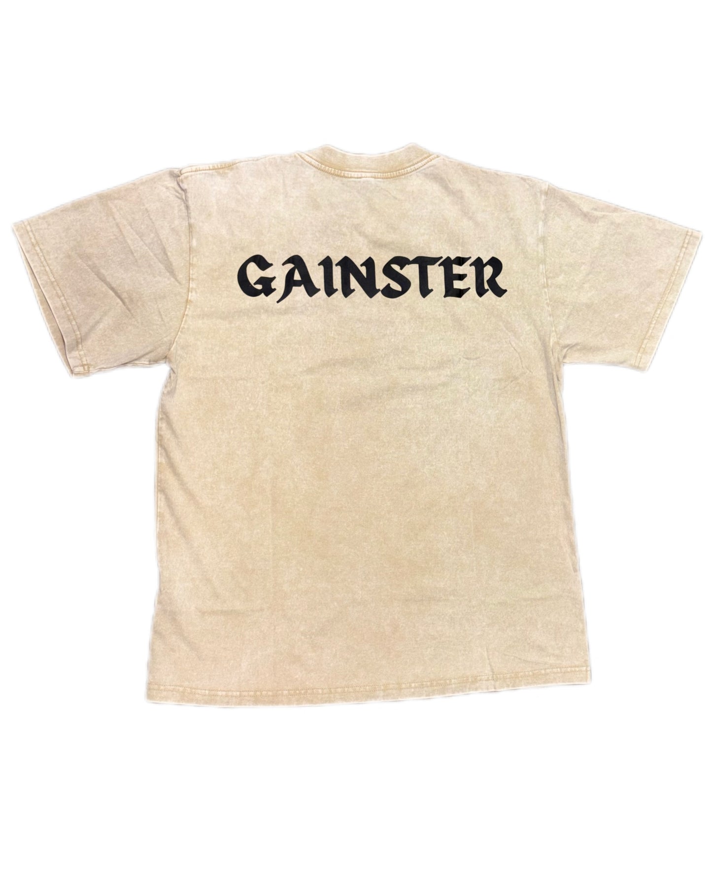 “Gainster” Acid-wash T-shirts