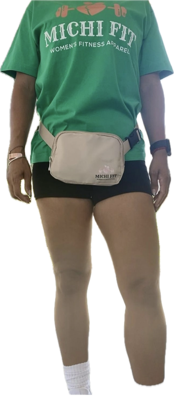 Michi Fit Fanny Pack- BEIGE