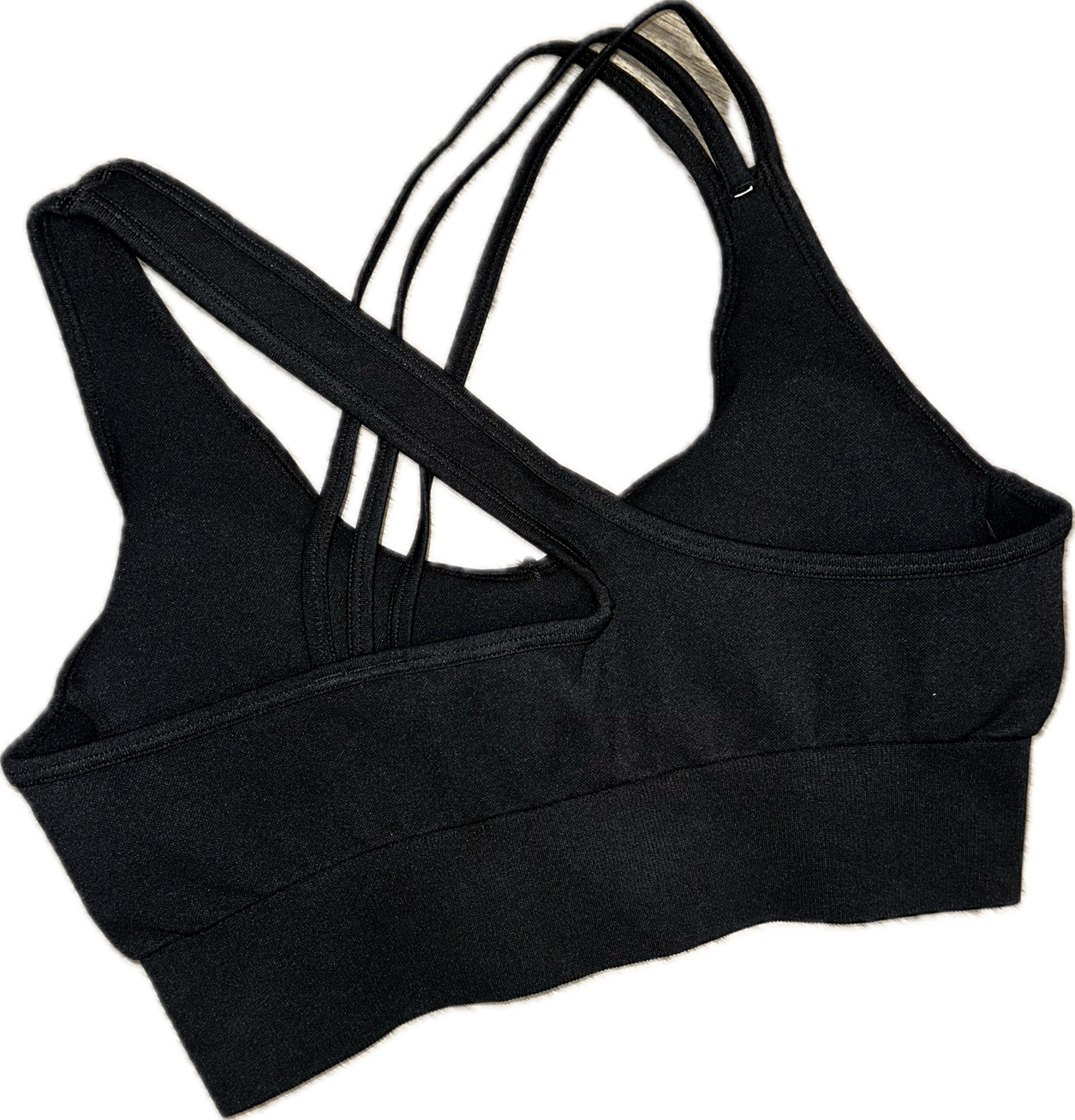 Michi Fit Ribbed Cross Back Sports Bra